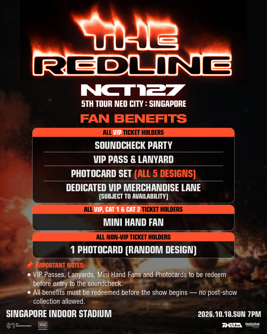 NCT 127 Fan Benefits