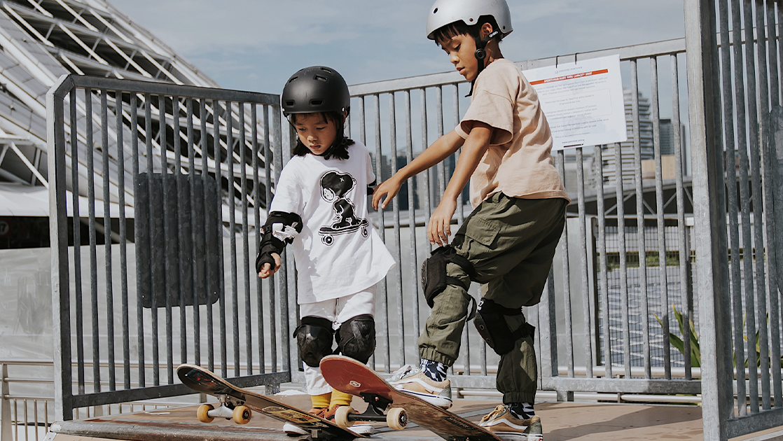 skateboarding