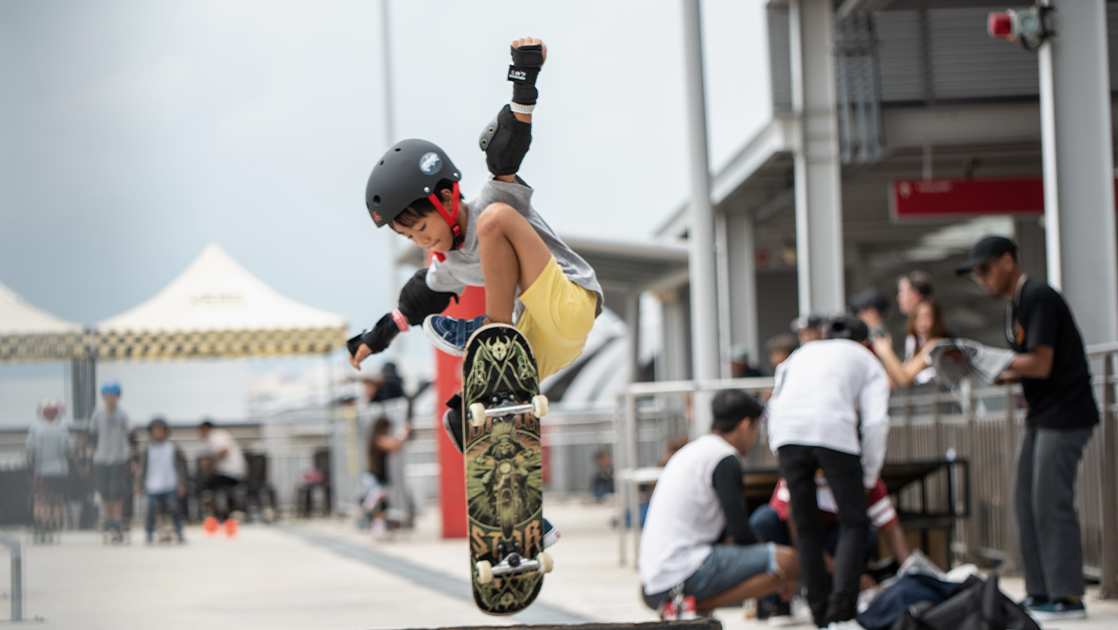 skateboarding