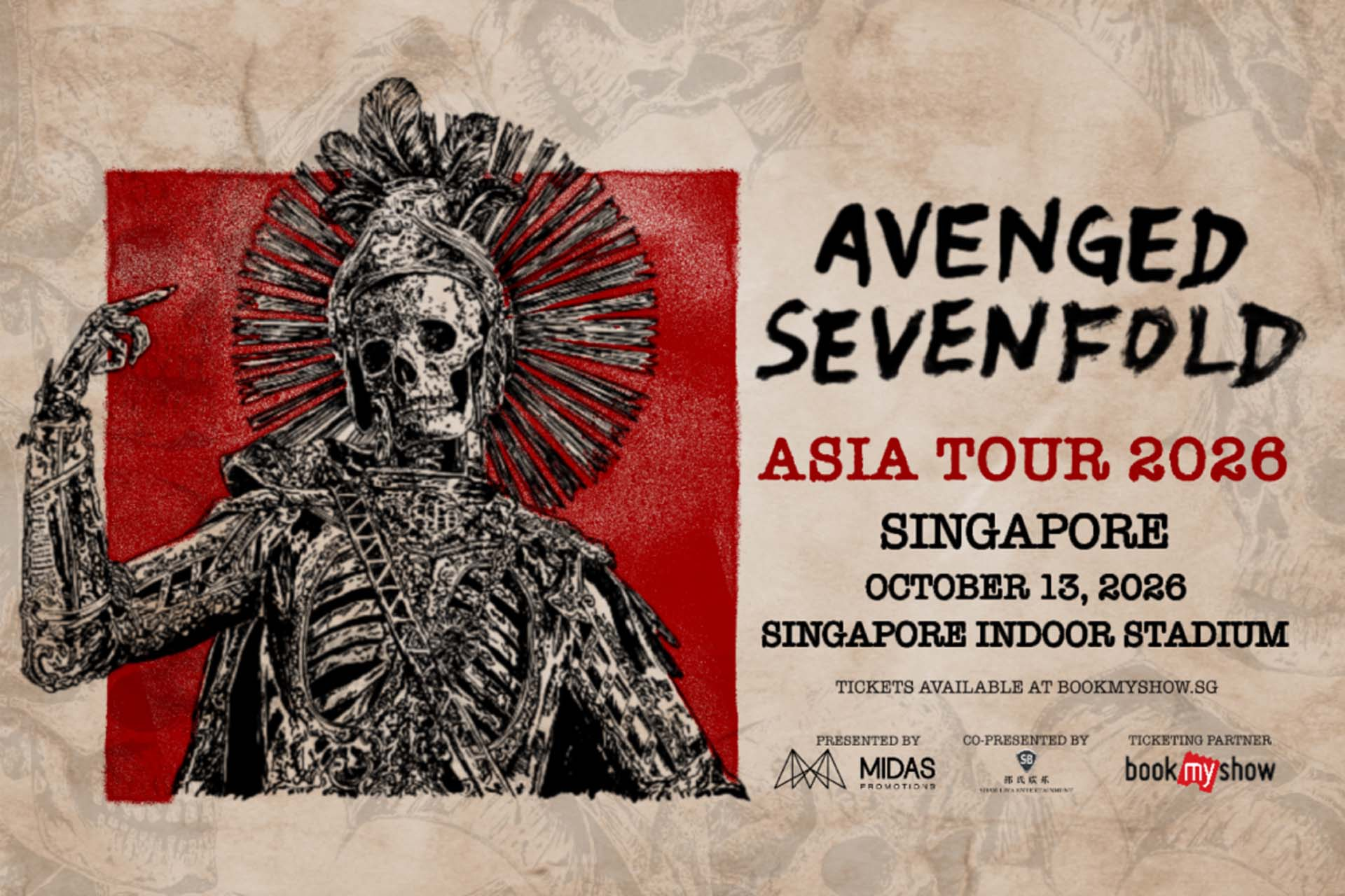 Avenged Sevenfold Asia Tour 2026 