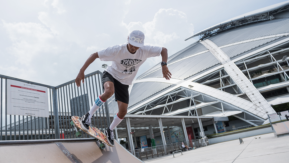 skateboarding