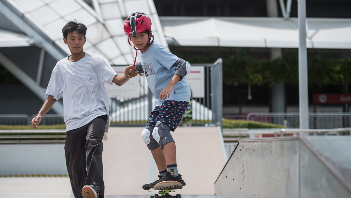 skateboarding